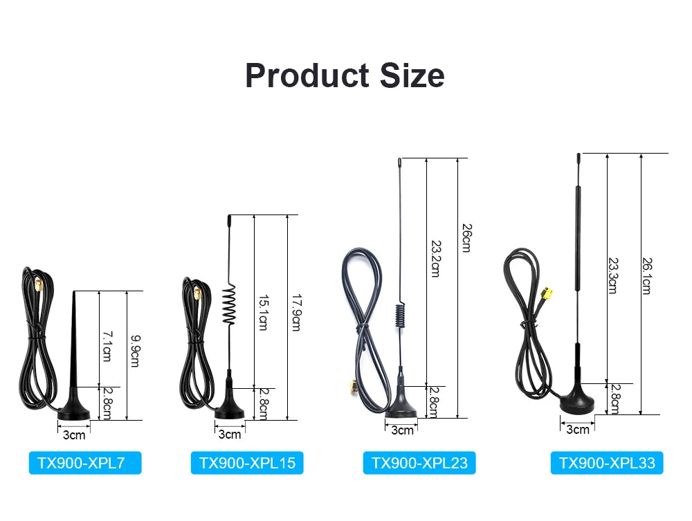 868 MHz Lora Antenna Wifi 915MHz Long Range Antenna for Internet Communication 900M Magnetic 868M Antena 915M Aerial with G900 13 868 MHz Lora Antenna Wifi 915MHz SPECIF