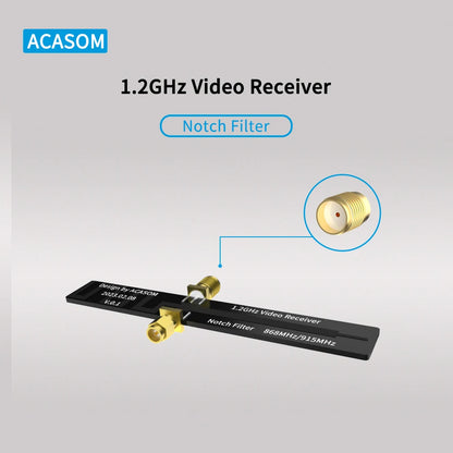 ACASOM 1.2GHz Video Receiver Notch Filter Desin BYACASON