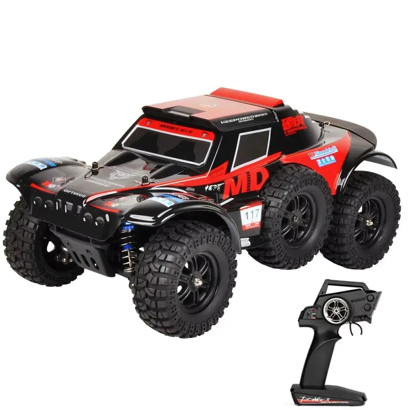 WLtoys 124012 RC Car – 1/12 Scale 4WD High-Speed Rally Truck, 60KM/H, 540 Brushed Motor, RTR Off-Road Buggy