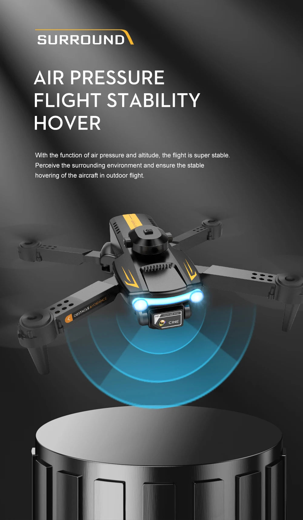 LSRC XT2 Drone, surround air pressure flight stability hover with the function of air pressure and al