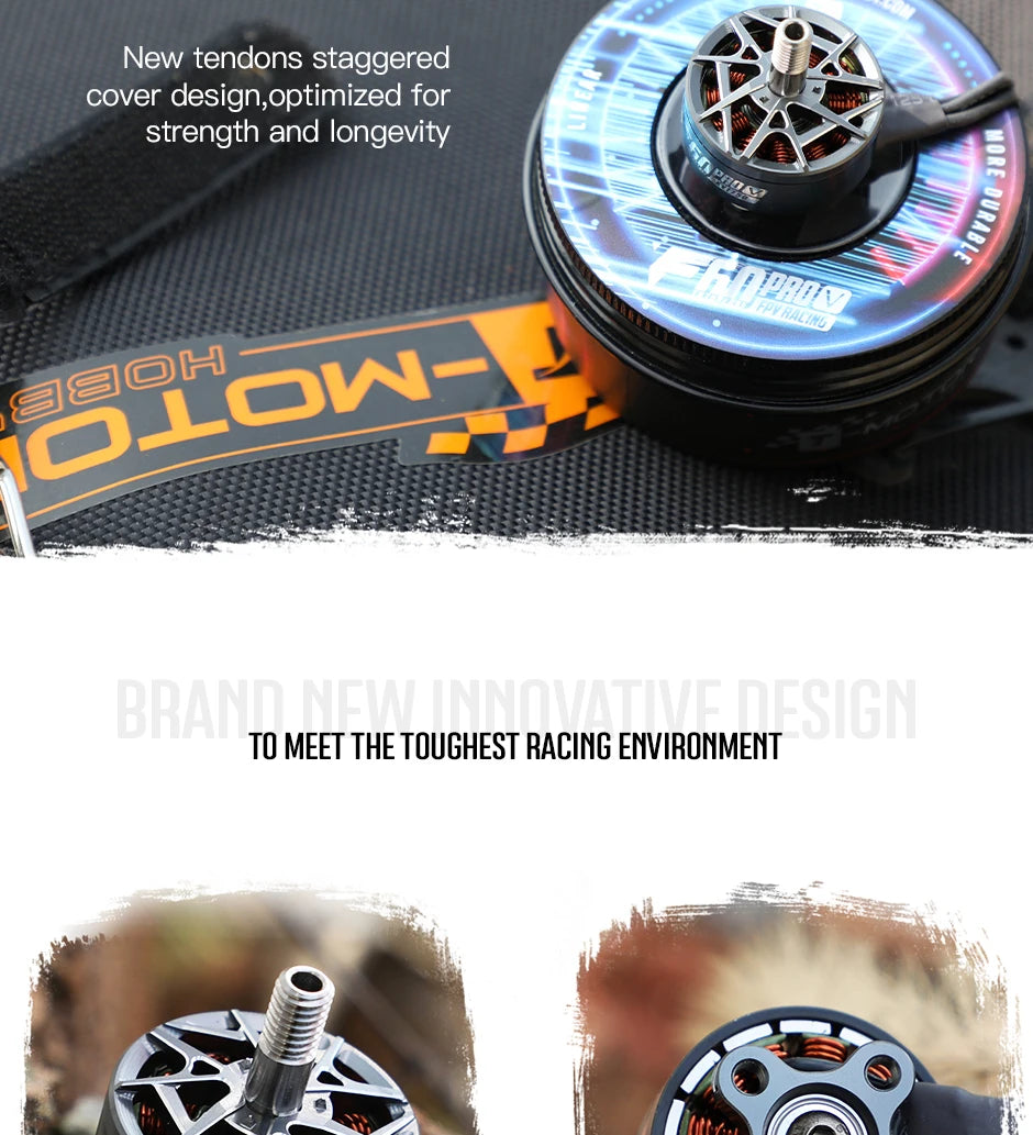 4pcs T-motor, new tendons staggered cover design,optimized for strength and longevity : tut