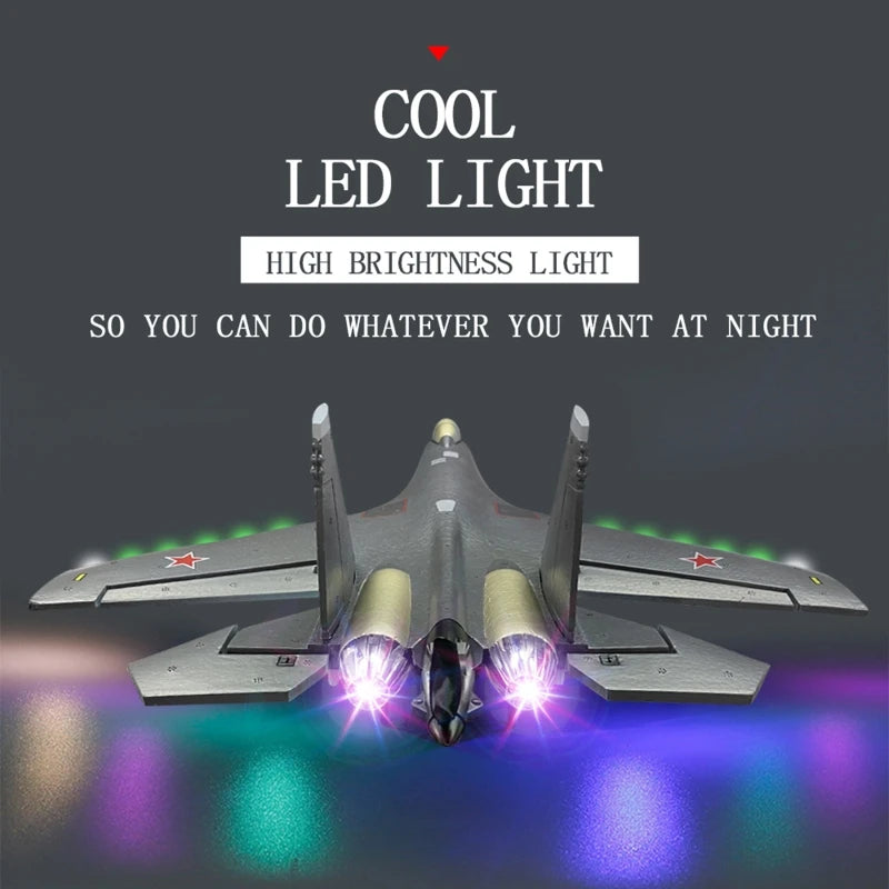 SU35 2.4G 4CH Stunt RC Aircraft, COOL LED LIGHT HIGH BRIGHTNESS LIGHT SO YOU CAN DO WHATEVER