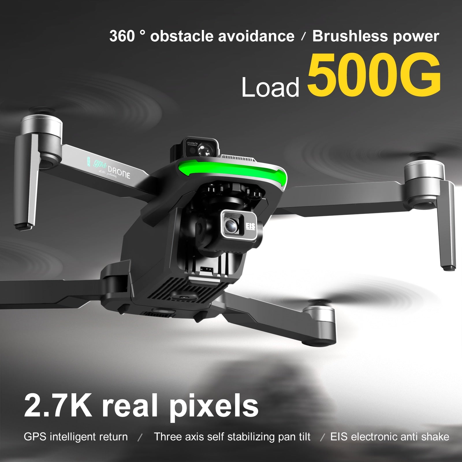 Drone Professionnel FPV de Caméra 8K, GPS,WiFi Quadcopter, 3
