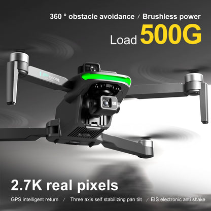 S155 Pro GPS Drone, 360 obstacle avoidance 1 Brushless power Load 500G 
