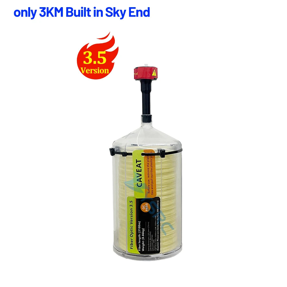 Optical Fiber Image Data Module Relay Extender 2.0/3.5 for FPV Drone, Anti-Interference, 2–10km Cable Options