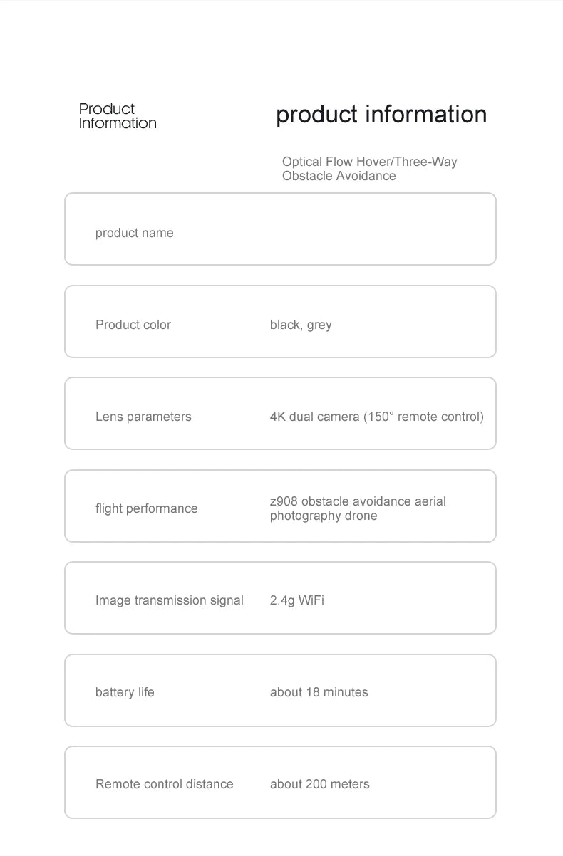 QJ New MINI4 Drone - Dual Camera 2.4GHz WIFI FPV Obstacle Avoidance Fixed Height Four Axis Folding Remote Control Helicopter Toy 40 QJ New MINI4 Drone, obstacle avoidance aerial flight performance photography drone image transmission signal 2.4g