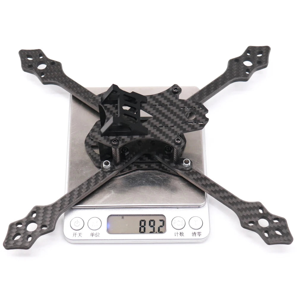 5-Inch Drone Frame Kit, Black Bird 210S Carbon Fiber Four-wheel Drive Attributes : Assembl