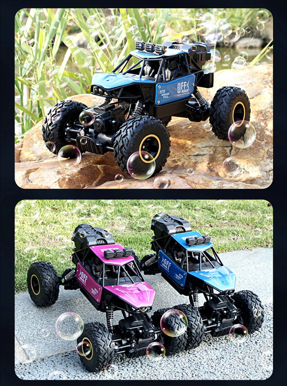 Paisible 4WD RC Car, please take off the cover of the compartment to find the battery