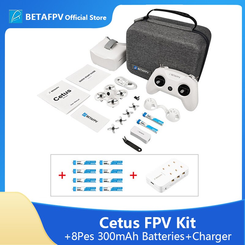 BETAFPV Official Store Cetus FPV Kit +8Pes 300mAh