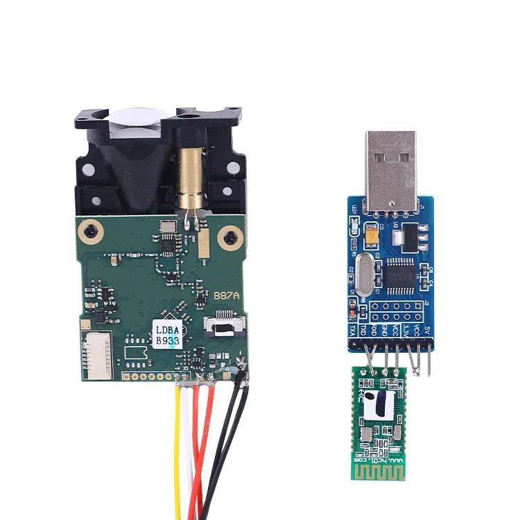 JRT BA6A 100m Bluetooth Digital Output Smart Measuring Laser Distance Sensor, +/-3 mm, 3 Hz, DC 2.5-3.3 V, Class II