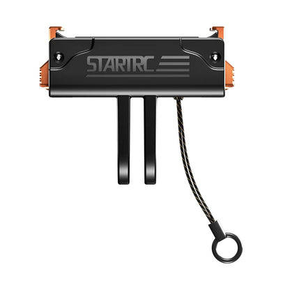 STARTRC Magnetic Adapter Mount for DJI Action 5 Pro/4/3 & Osmo 360, Plastic/Metal Expansion Base, Quick Release, Lanyard