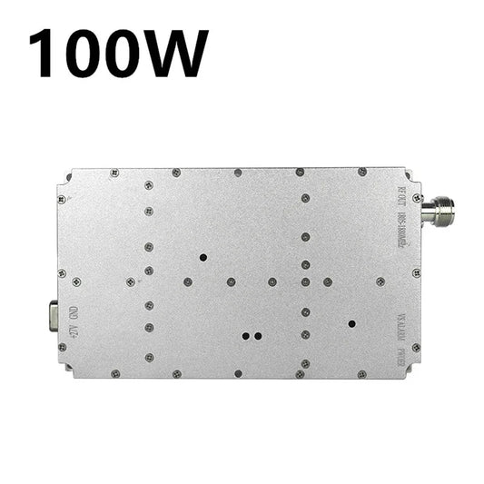 100W Anti Drone Module - 433MHZ 800M 900M 1.2GHZ 1.4G 1.5G 2.4G High Power Amplifier  Drone Countermeasure Modules UAV Jammers Type N Connector
