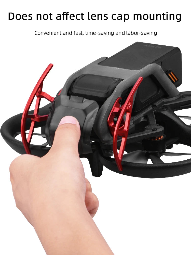 Gimbal Camera Anti-collision Bar for DJI Avata Combo Drone - Bumper Protector Lens Bumper Accessories 16 Does not affect lens cap mounting Convenient and fast, time-saving and labor-