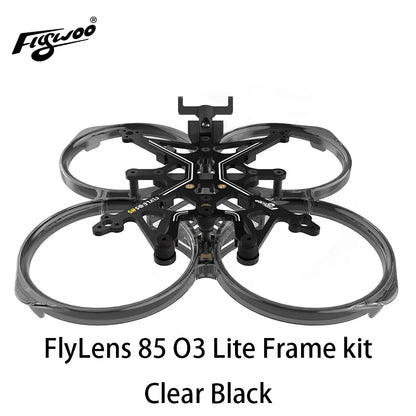 FlyLens 85 03 Lite Frame kit Clear Black FSq
