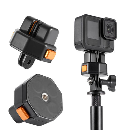 STARTRC Magnetic Quick Release Adapter Base Mount Bracket for GoPro 13/12/11/10/9 and DJI Action 5 Pro/4/3 Cameras