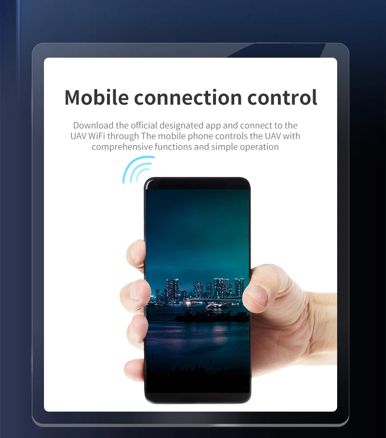 S169 Drone, mobile connection control download the official designated app and connect to the u