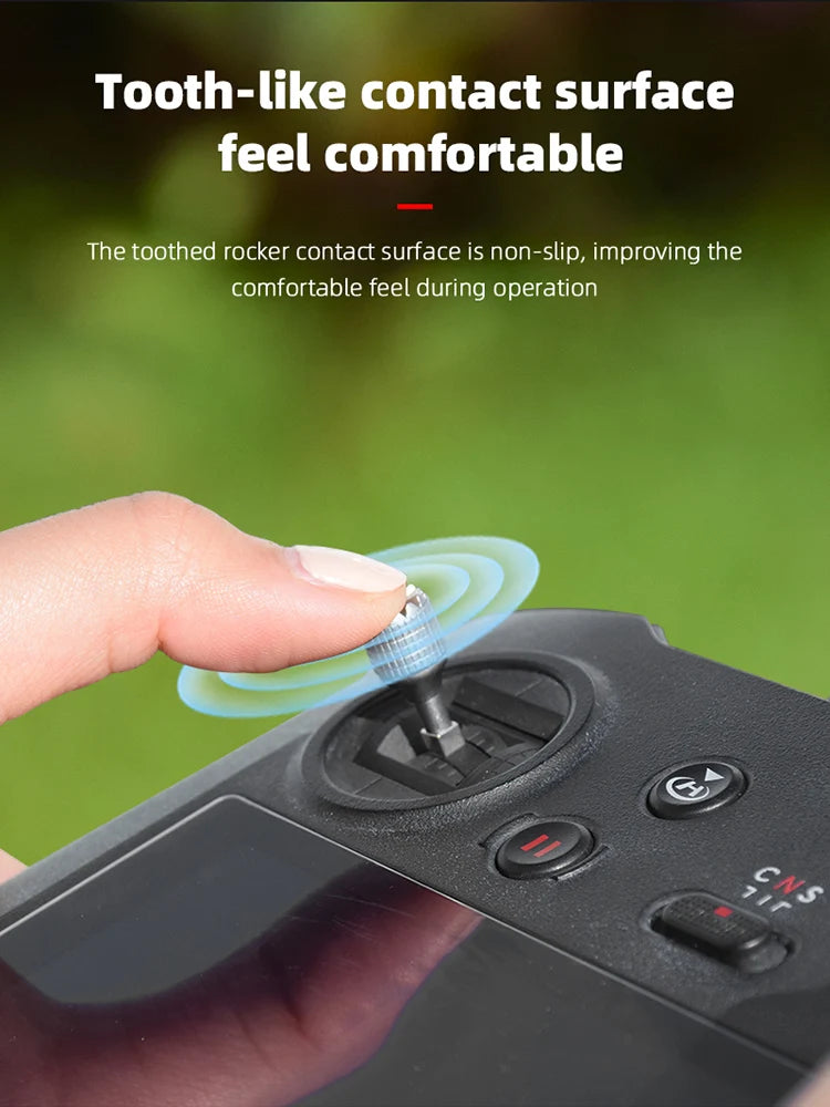 Controller Sticks Joystick for DJI Mini 3 Pro/Air 2S/Mavic 3 Classic Cine RC Pro Smart Remote Control Thumb Rocker Replacement 11 toothed rocker contact surface is non-slip, improving the comfortable feel during operation