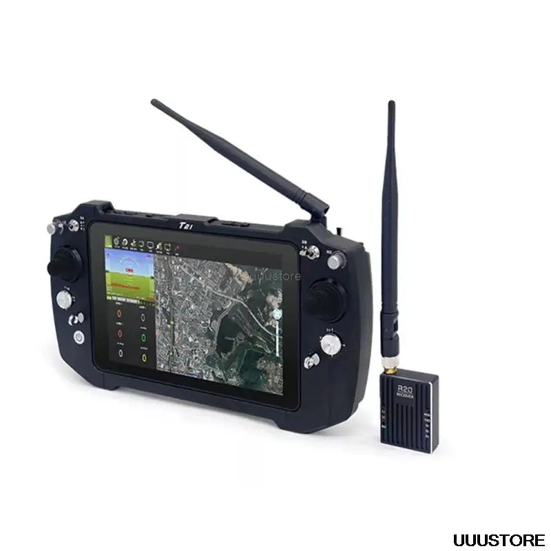 T21 FPV Portable Ground Station, it has been widely used in unmanned aerial vehicle, ground robots, bomb disposal robots