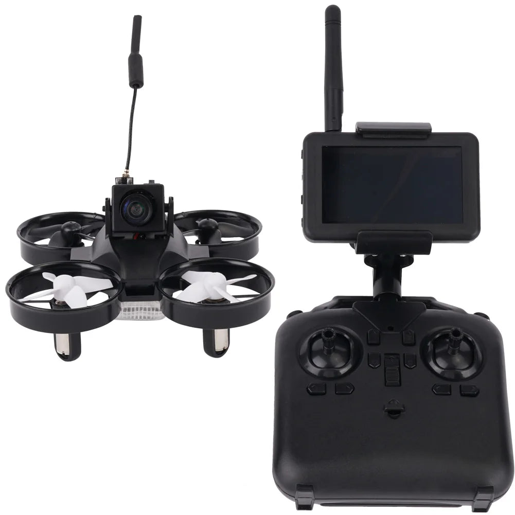 RTF Micro FPV RC Racing Drone - Quadcopter Toys w/ 5.8G S2 800TVL 40CH Camera / 3Inch LCD Screen Auto Search Monitor Helicopter Drone 9 RTF Micro FPV RC Racing Drone, Quadcopter Toys w/ 5.8G S2 800TVL 40CH