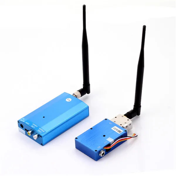 1.3G 1.3Ghz 4CH 5W 5000mw Wireless AV Sender Transmitter Receiver Set Audio Video Transceiver Kit