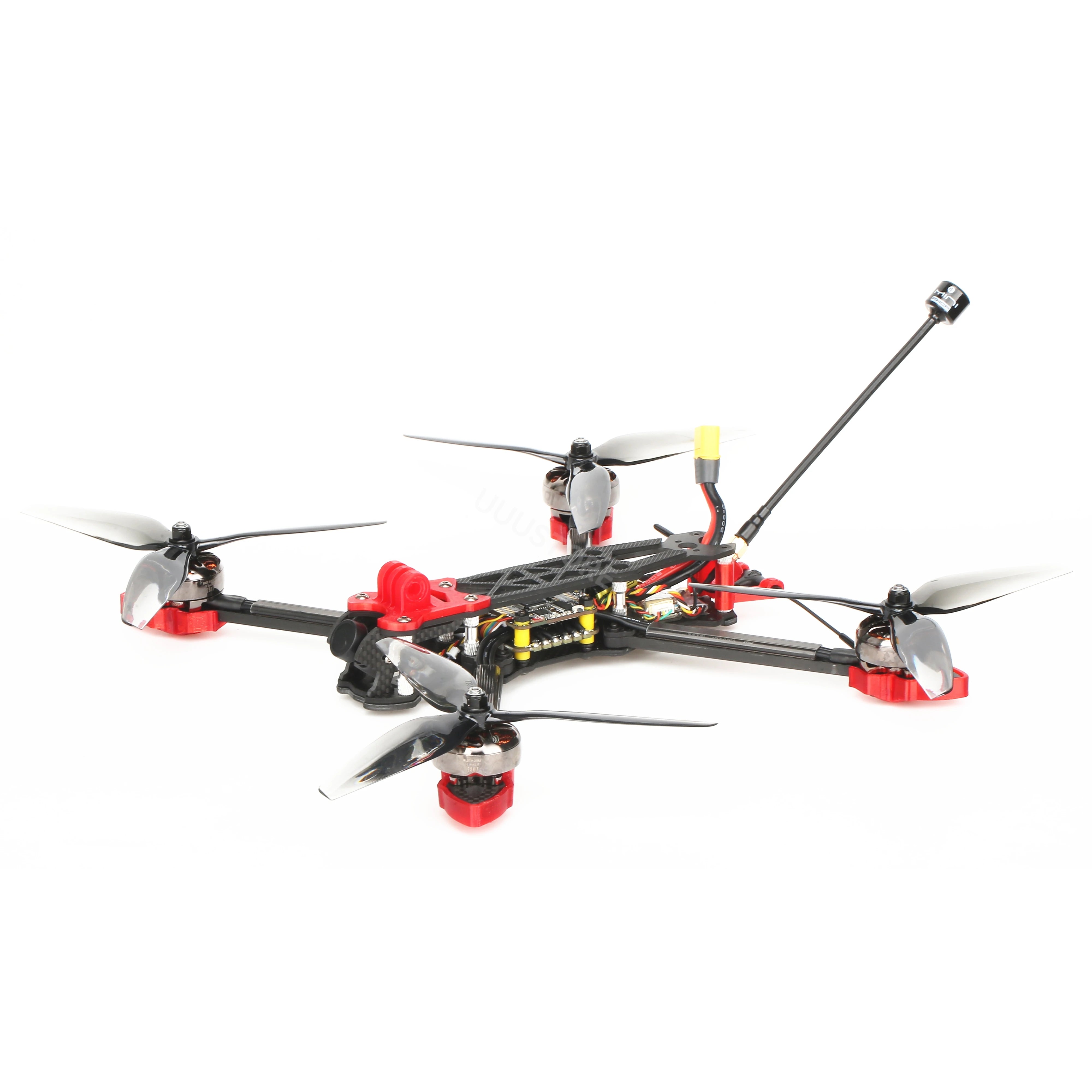 FPV, The drone features a powerful motor with the EMAX ECOII Series ECO II 28071300KV motor, suitable for use with a 6S battery.