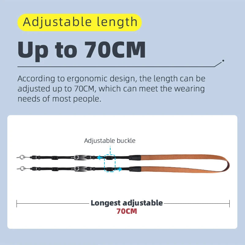 Lanyard/Strap, Adjustable length Up to 7OCM According to ergonomic design, the length can be adjusted up