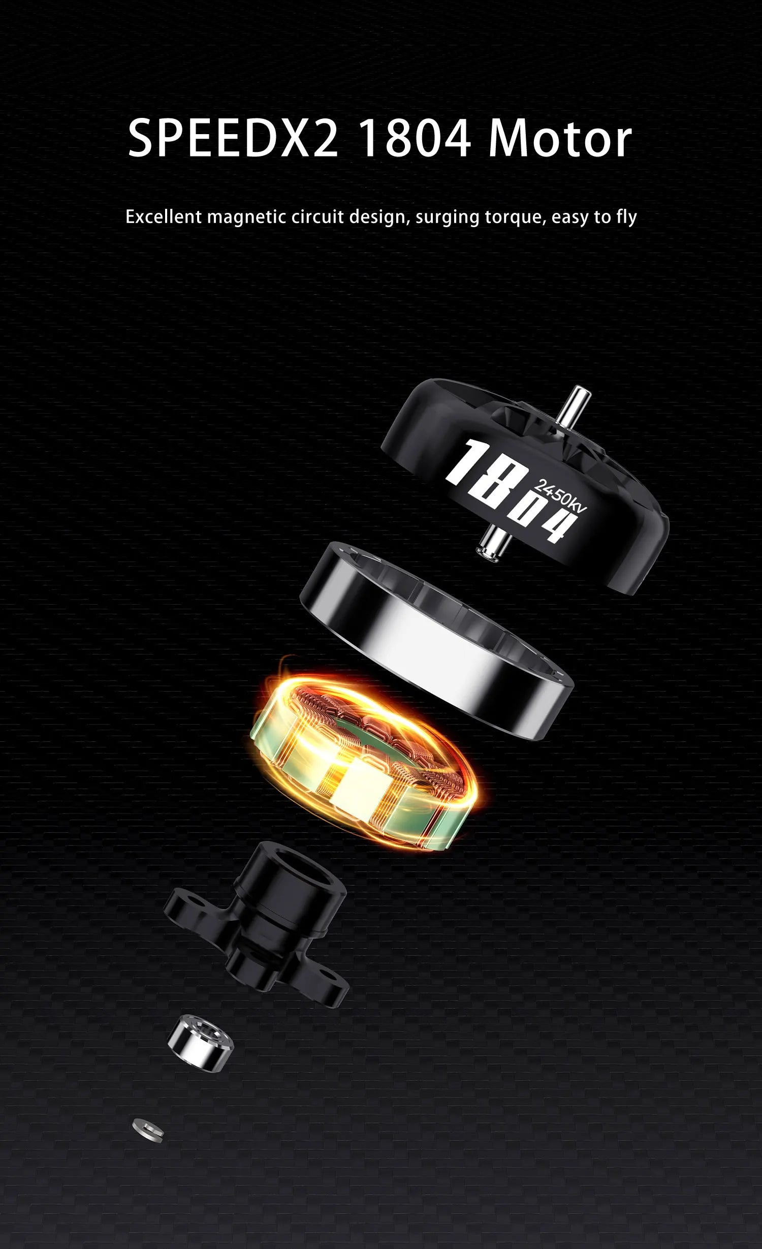 GEPRC Cinebot30 FPV Drone HD O3 System 6S 2450KV VTX O3 Air Unit 4K 60fps Video 155 Wide-angle RC FPV Quadcopter Freestyle Drone 17 GEPRC Cinebot30 FPV Drone, SPEEDX2 1804 Motor Excellent magnetic circuit design, surging torque, easy to