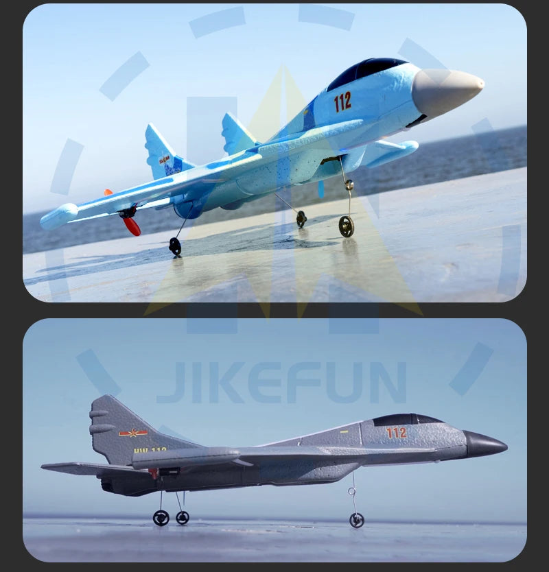 Genuine Authorization J-11 1:50 RC Fighter Plane, Adopt 2.4GHZ remote control function;