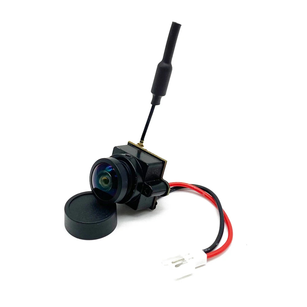 RXCRC 5.8G FPV 48CH 25mW Transmitter VTX-CAM with 1000TVL 180 degree AIO Camera for RC indoor FPV Racing Drone Parts 15 compact design weighing only 11g, optimized for indoor FPV racing without compromising drone