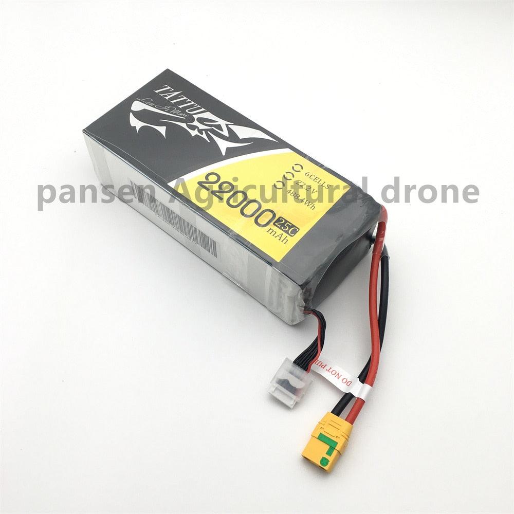 Hexacopter battery clearance