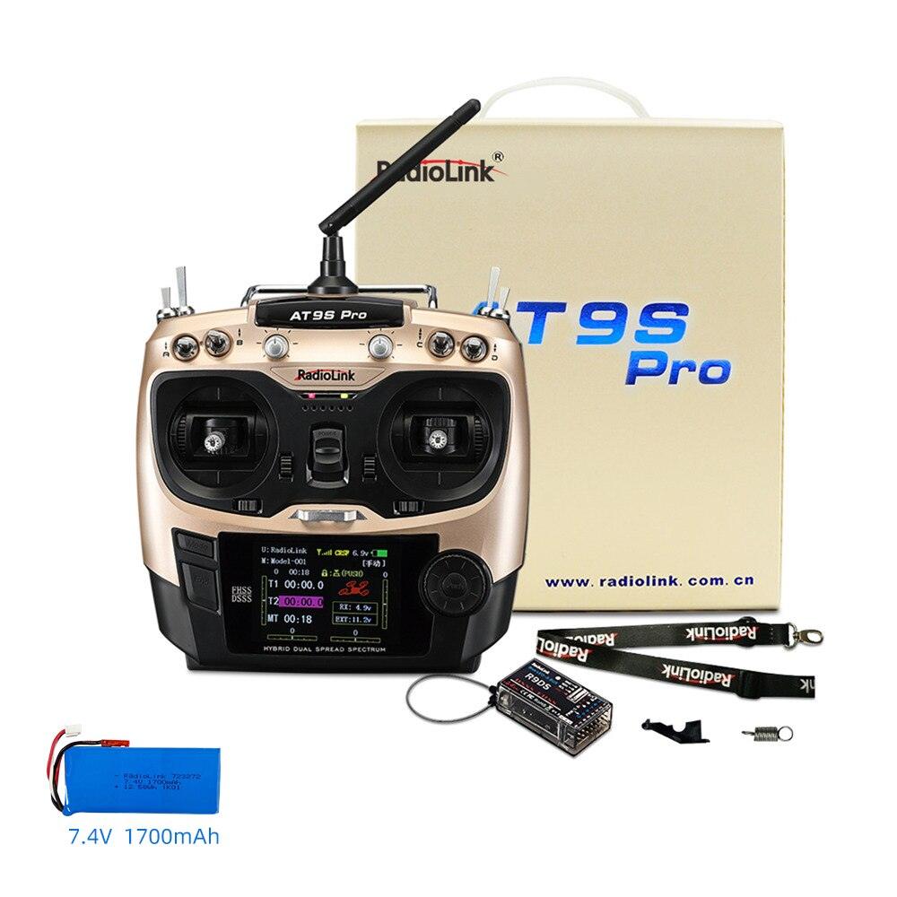 RadioLink AT9S PRO - 2.4G 12CH DSSS FHSS トランスミッター R9DS レシーバー付き 3S 2200 –  RCDrone