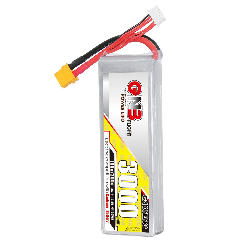 GNB 4S 14.8V 4S 3000mAh 100C/200C Lipo Drone Battery