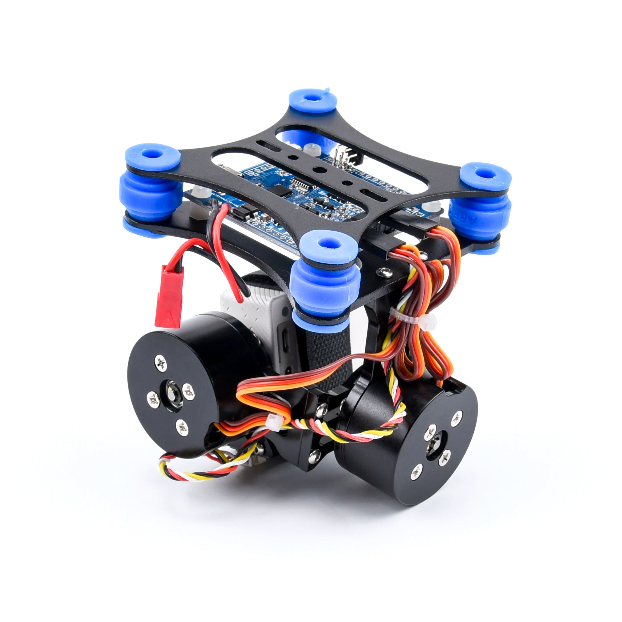2-AXIS 2 Axis Brushless Gimbal - / 2805 80KV Motor / BGC Controller Board Black for WK QR X350 SJ4000 Gopro3 4 Gopro Hero 13 2-AXIS 2 Axis Brushless Gimbal, 1.Camera should be mounted before the gimbal powered on