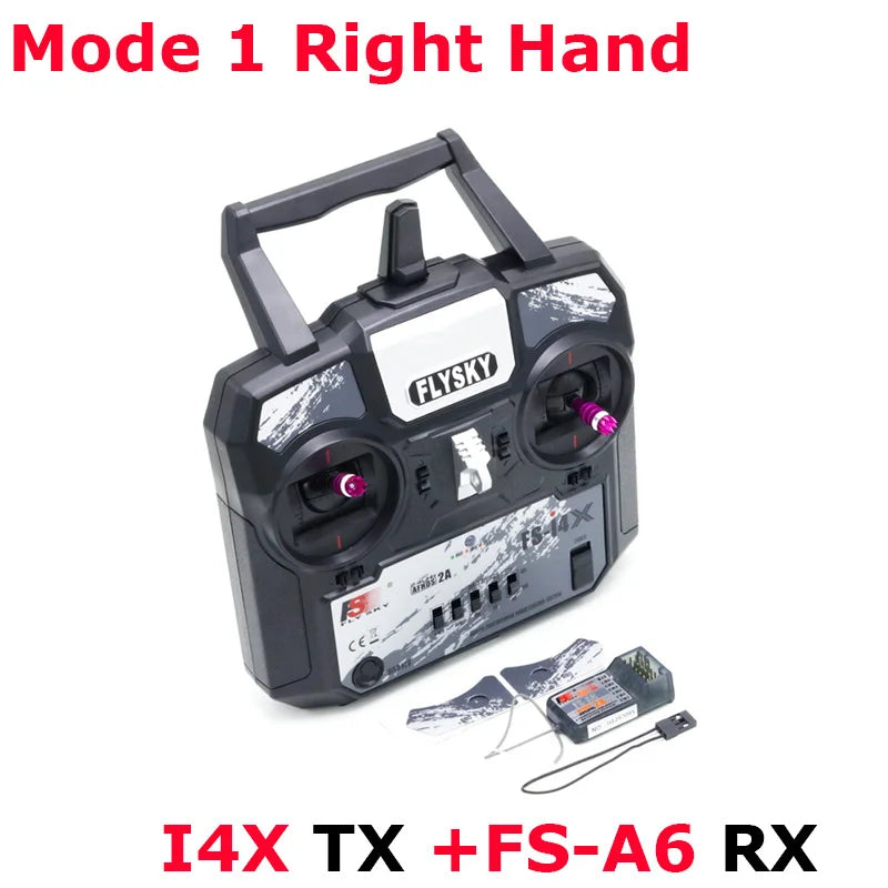Flysky FS-i4X 2.4G 4ch RC Transmitter with FS-A6 Receiver For RC Helicopter Plane Drone