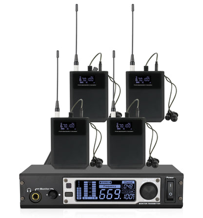 HONGUAN Stereo PSM-X400, AF AF Protessional wireless transmitter Power @Navigale PEAK STER