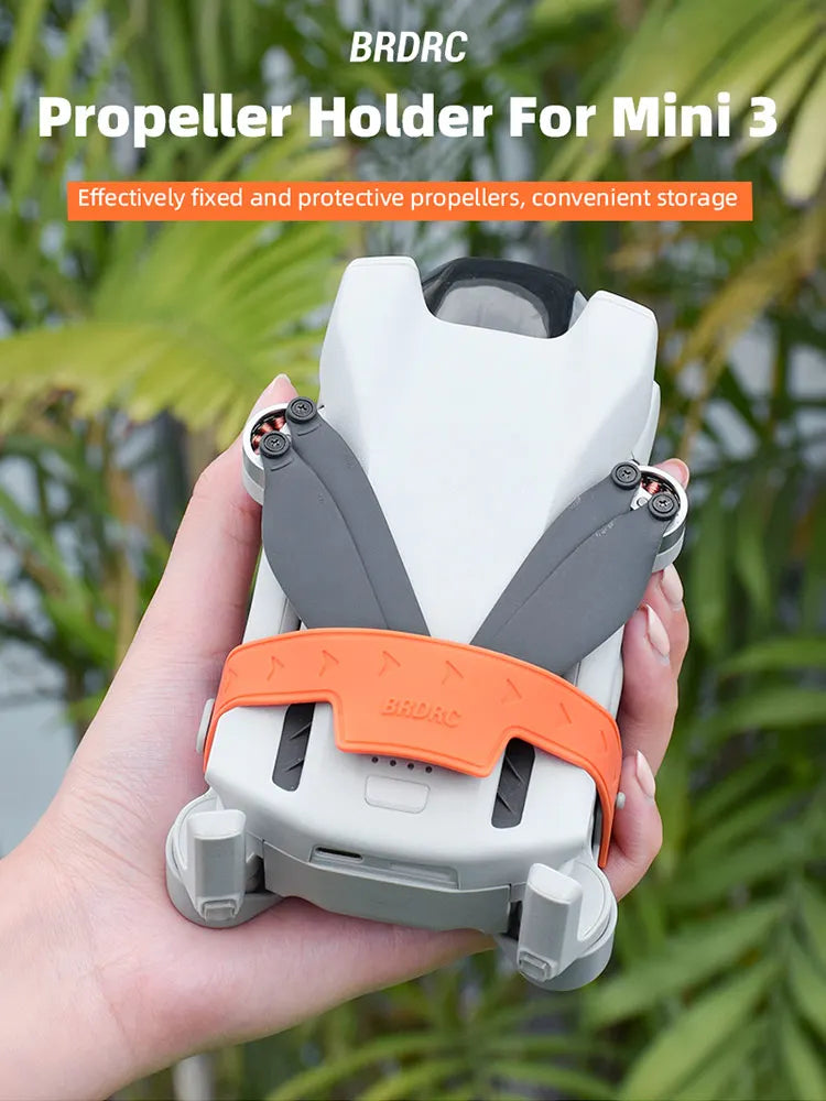 Propeller Holder for DJI Mini 3/3 Pro - Wings Fixed Stabilizers Protective Prop Blades Strap Drone Accessories DJI Accessories 10 Propeller Holder for DJI Mini 3/3 Pro, BRDRC Propeller Holder For Mini 3 Effectively fixed and protective propellers, convenient