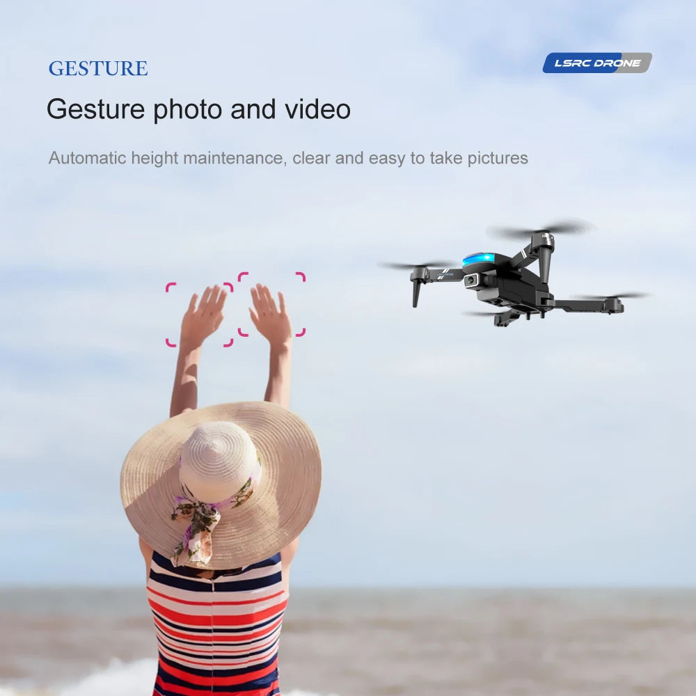 LS878 Drone, drone gesture and video automatic height maintenance, clear and easy to take pictures