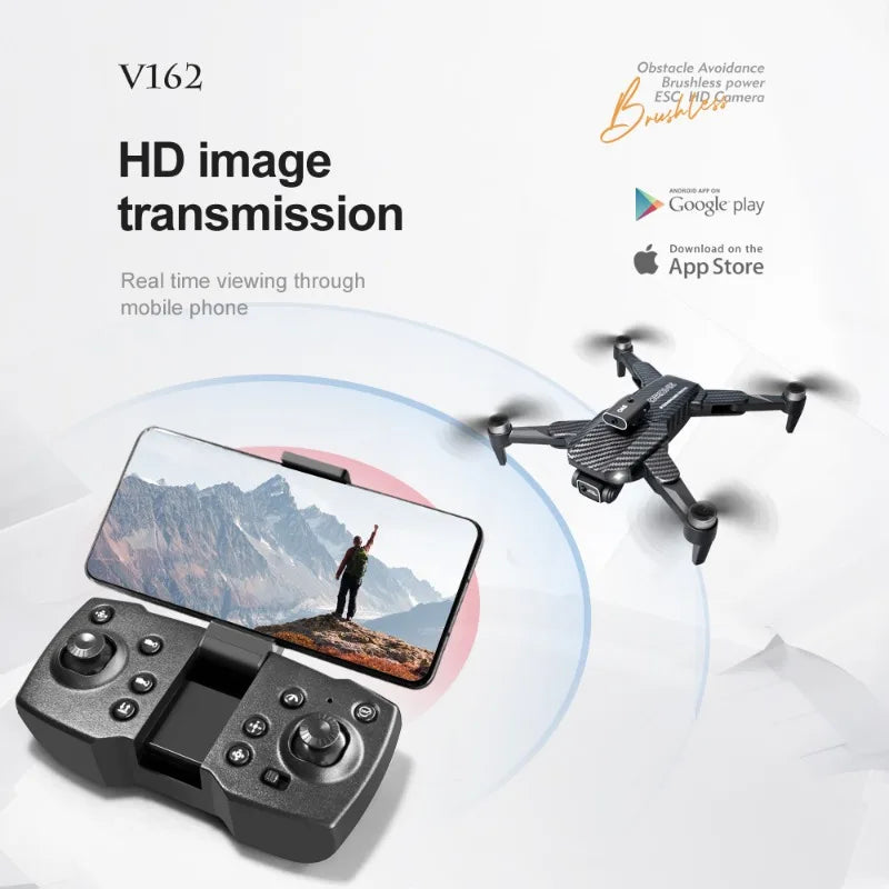 V162 Drone - 8K HD Dual Camera Obstacle Avoidance Aerial Photography Q ...