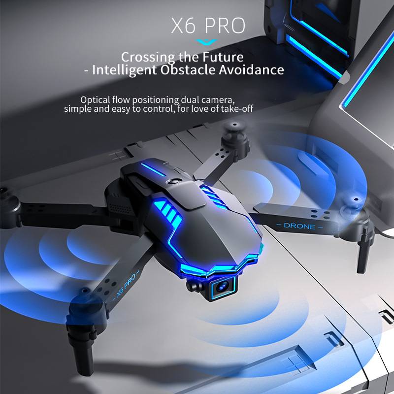 NEW X6 Drone, X6 PRO the Future Intelligent Obstacletwoidance Optical flow dual