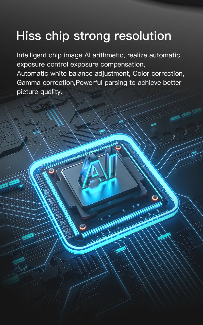 H9 Drone, Hiss chip strong resolution, realize automatic exposure control exposure compensation, automatic white balance adjustment .