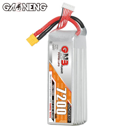 GAONENG GNB 22.8V 6S HV 7200mAh 70C 140C LiPo Drone Battery With XT60 XT90 XT90S EC5 T Plug