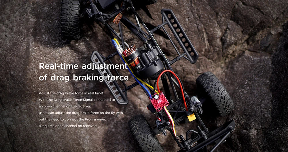 real-time adjustment of drag braking force . with the Drag brake Force Signal connected to