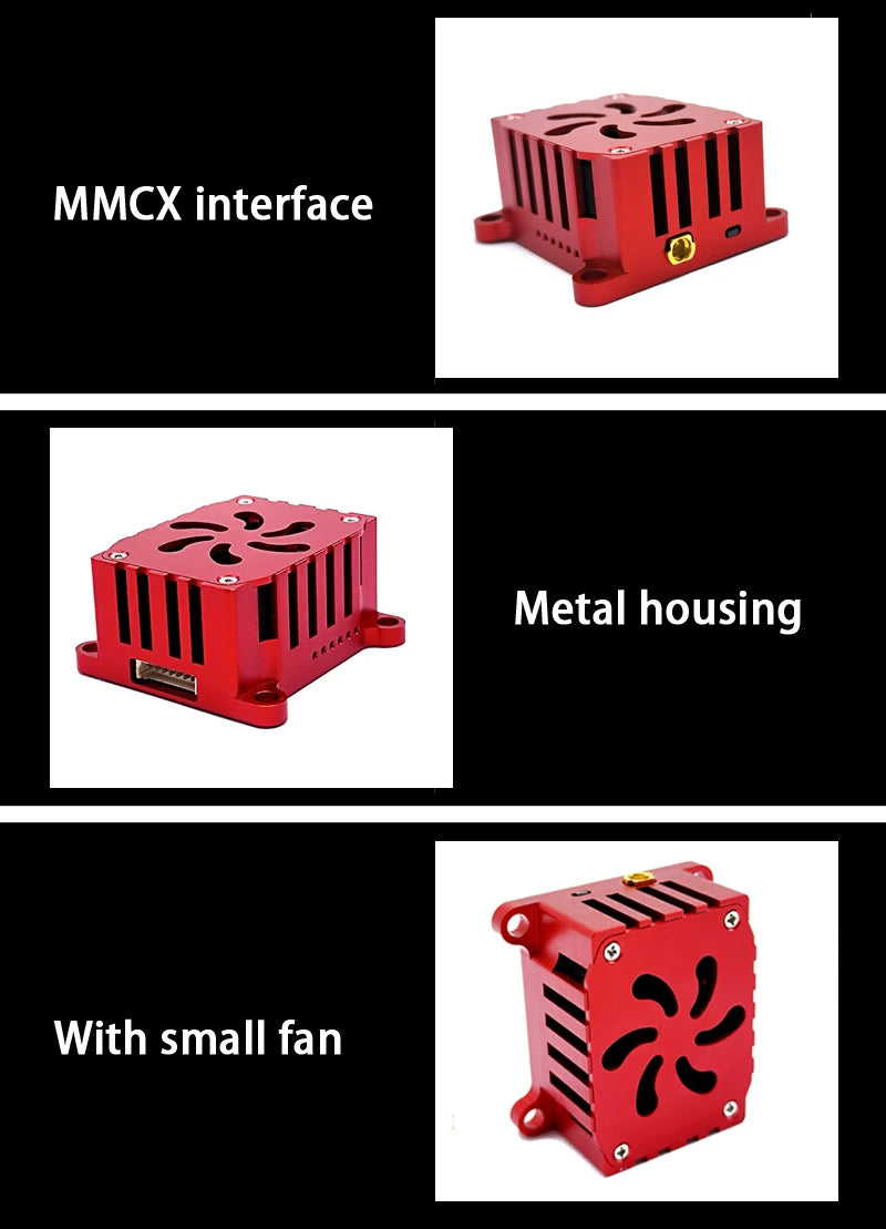 RXCRC 5.8G 48CH 1.6w VTX, MMCX interface Metal housing With small