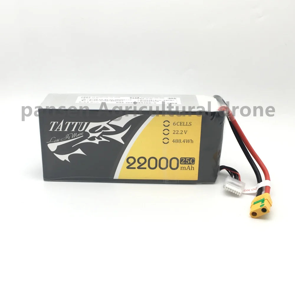TATTU 22000mAh 22.2V 6S 488wh LiPO Battery Bur