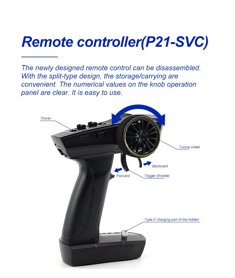 the newly designed remote control can be disassembled . with the split-type design,
