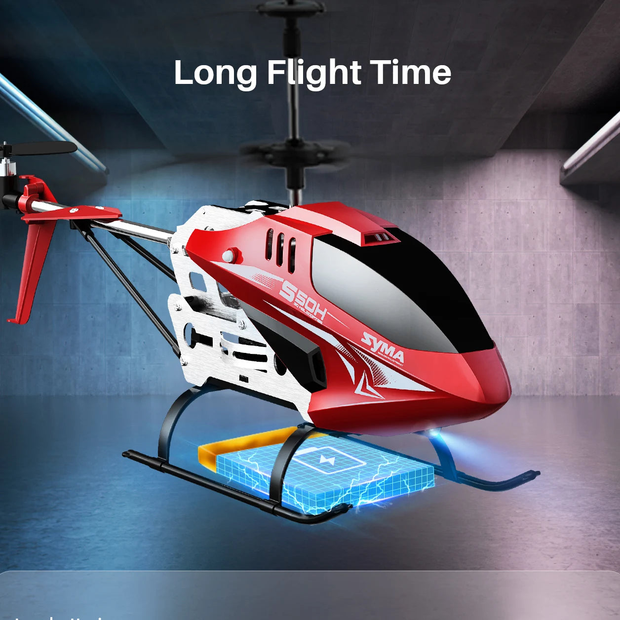 SYMA S50H RC Helicopter, you can have an exciting flight race with your kids during spare time