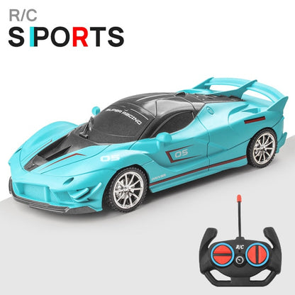 1/18 RC Car LED Light 2.4G Radio Remote Control Sports Cars - For Children Racing High Speed Drive Vehicle Drift Boys Girls Toys