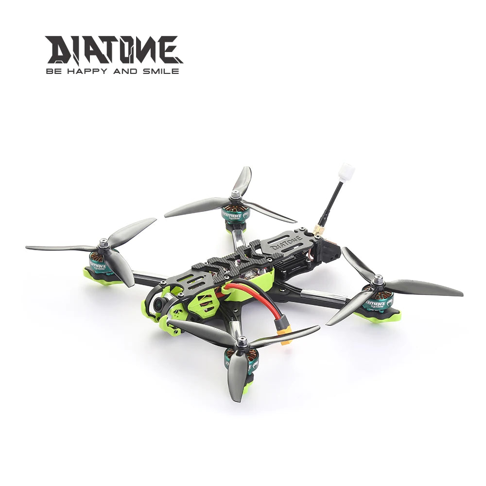 DIATONE ROMA F6 - 6inch PNP/BNF with F7 55A 128K 2306.5 Brushless Motors FPV Drone Quadcopter with MSR/TBS/Frysky Receiver 9 DIATONE ROMA F6, AATIVE BE HAPPY AND SMILE J9e Dixtone Tn
