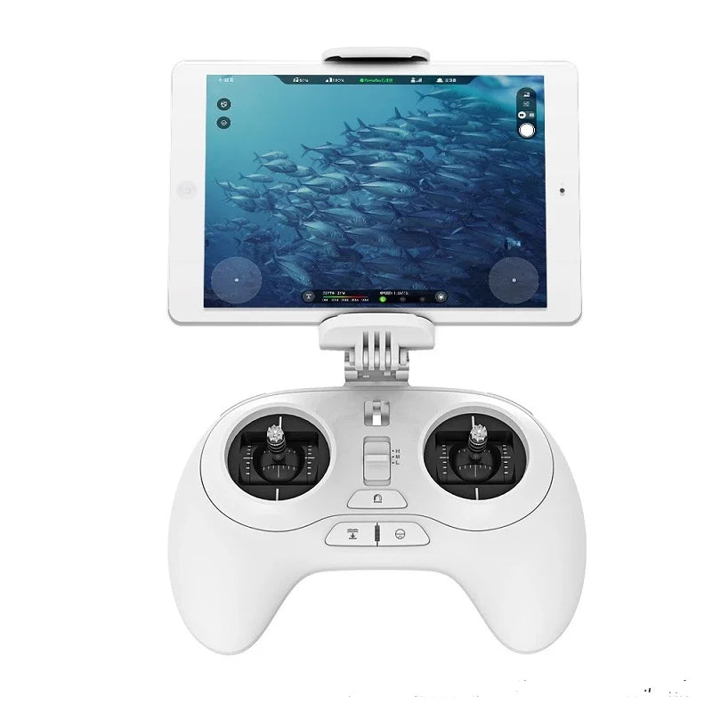 PowerVision PowerRay Underwater Camera Drone 4K/12MP, 30 m Depth, 1.5 m/s, 164 ft Tether, Wi‑Fi, 4 h Battery