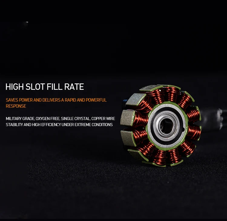 MAD BSC2812 FPV Drone Motor, High-performance motor with efficient power saving and stable performance under extreme conditions.